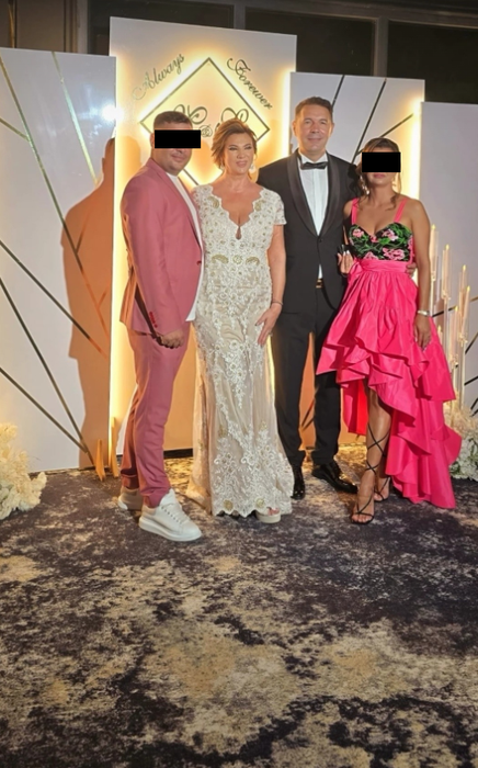 Mihaela Borcea și Sorin Rap, la petrecere/ Sursa foto: Facebook