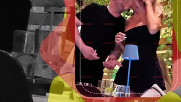Ema Uta l-a hipnotizat  pe iubi cu rochița mini. Andrei Barbu nu s-a dezlipit nicio clipă de celebra make-up artistă
