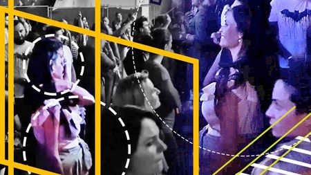 Graviduța a dansat la concertul soțului!