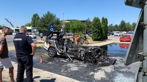 VIDEO | Descoperire șocantă în Ilfov! O mașină a ars ca o torță