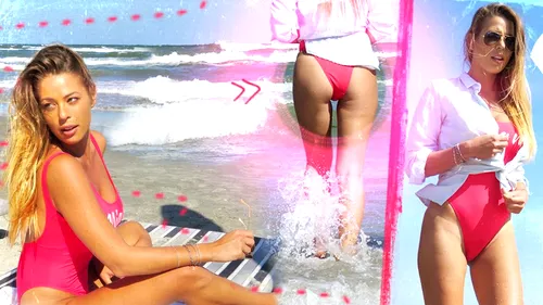 Sexy-Roxănica a făcut senzație pe plajă cu ”noul” posterior! Cum arată cu 15 kg în minus