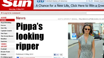 Pippa Middleton are un fund de 200.000 de likeuri pe Facebook! Iti place?