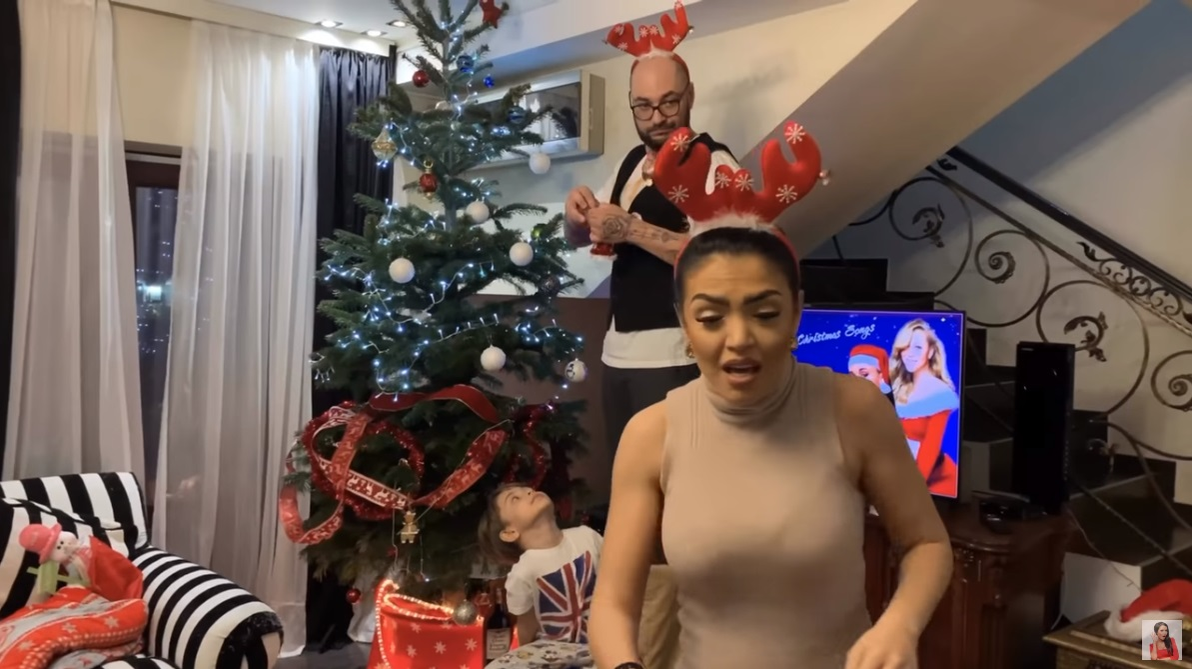Andreea Mantea, replici înțepătoare pentru Cristi Mitrea de față cu fiul lor. Cum o alintă luptătorul de MMA pe vedeta de la Kanal D