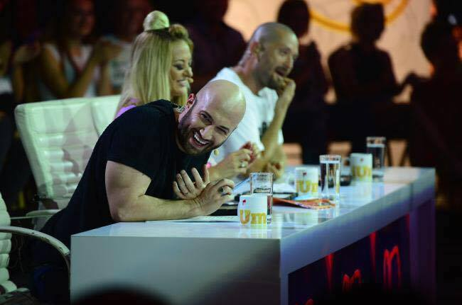 Delia Matache la iUmor, alături de Mihai Bendeac și Chelloo 
(Foto: Facebook)