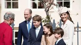 Prințul William, Kate Middleton și copiii lor au participat la prima slujbă de Paște de la diagnosticarea cu cancer a prințesei