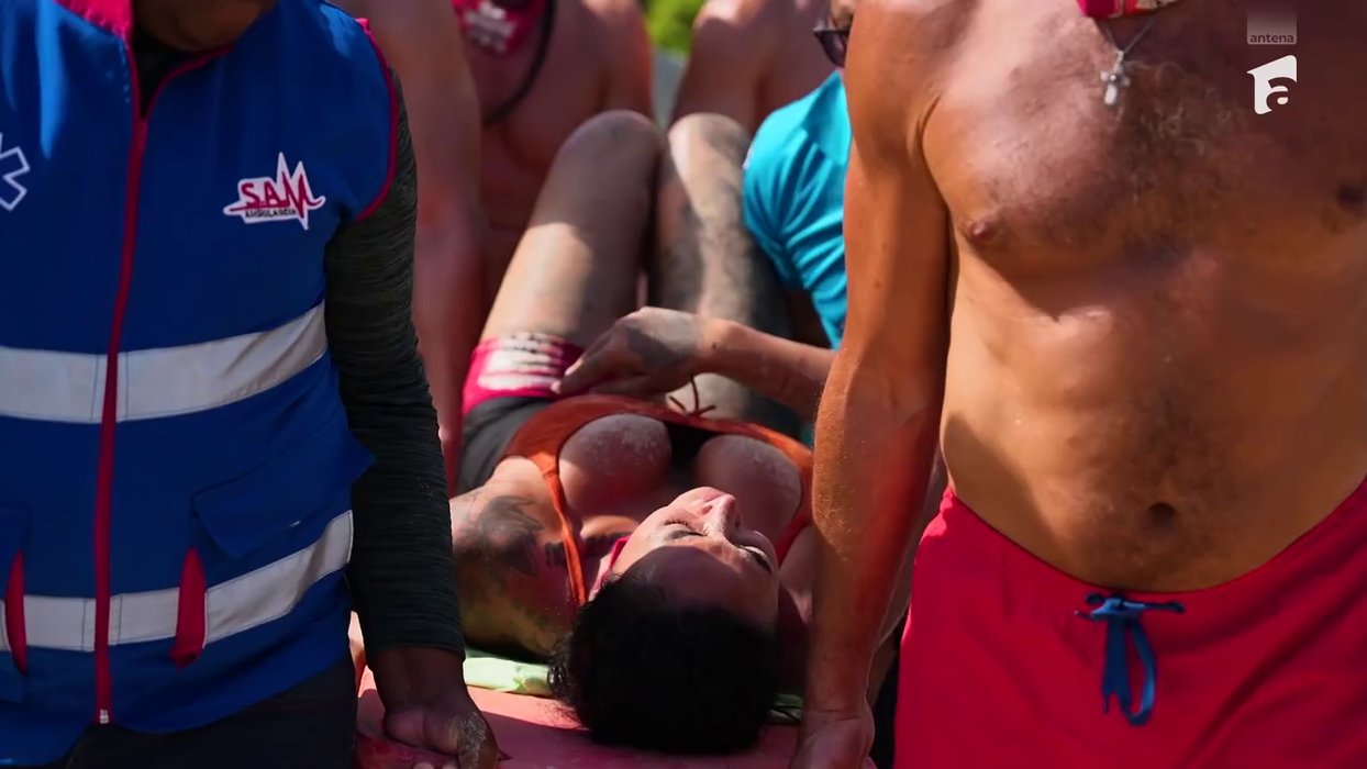 Naba Salem, scoasă pe targă de la Survivor 2026. Ce a pățit Faimoasa în timpul probei