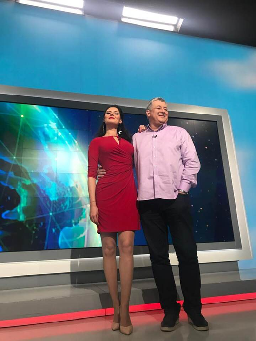 Ramona este fericită de când a ajuns să prezinte vremea, la ProTV
