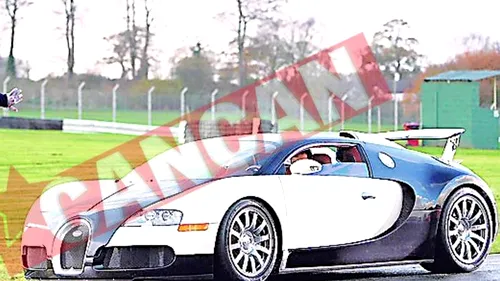 Cristiano Ronaldo a intrecut un Bugatti Veyron
