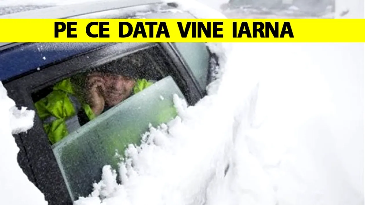 E clar, vine iarna în România! ANM a emis prognoza modificată pentru 28 octombrie - 10 noiembrie 2019. În ce zi începe să ningă
