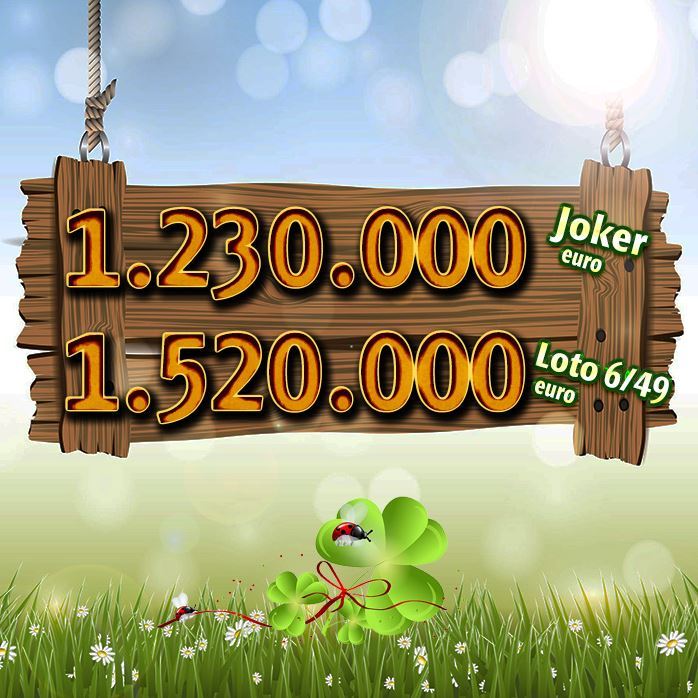 Oficialii Loteriei Române au anunțat că astăzi există un report de aproape 1,52 milioane de euro la Loto 6/49, iar la Joker este pus în joc unul care are o valoare de peste 1,23 milioane de euro © loto.ro