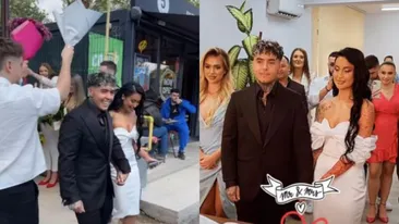 Lino Golden și Delia de la Power Couple s-au căsătorit! Primele imagini de la cununia civilă. VIDEO