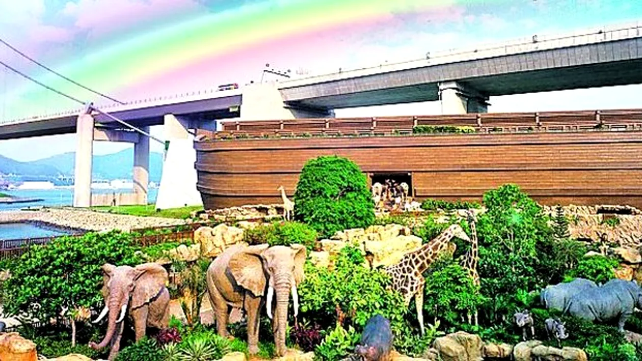 Trei miliardari au transformat scena biblica in realitate. Arca lui Noe la Hong Kong