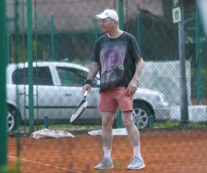 Horațiu Mălăele, îndrăgostit de tenis