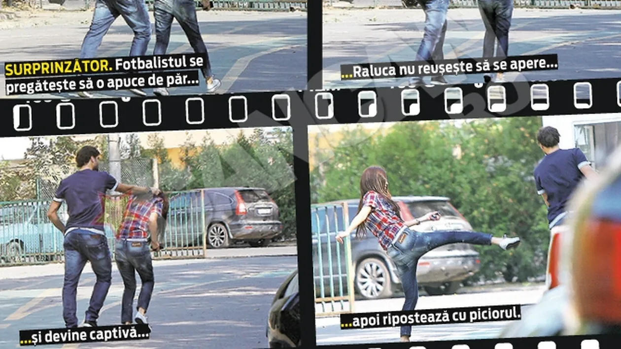 Stelian Ogica a ras cand si-a vazut fata apucata de par de Ropotan:  Asa se joaca ei, Raluca nu e o fleoscaita