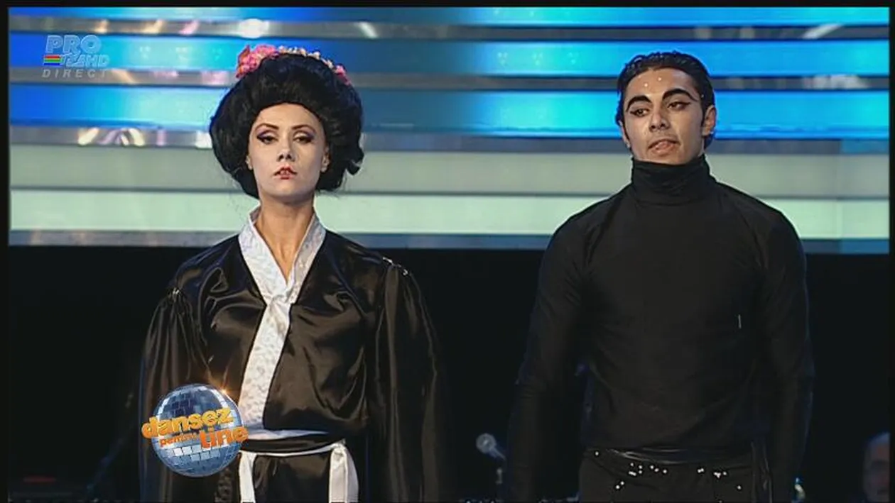 Primul 10 din această seară! Oana Ioniţă, înconjurată de samurai şi îmbrăcată ca o adevărată gheişă la Dansez