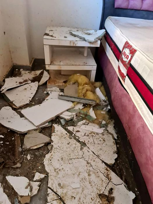Apartamentul fiicei Larisei Drăgulescu, distrus complet