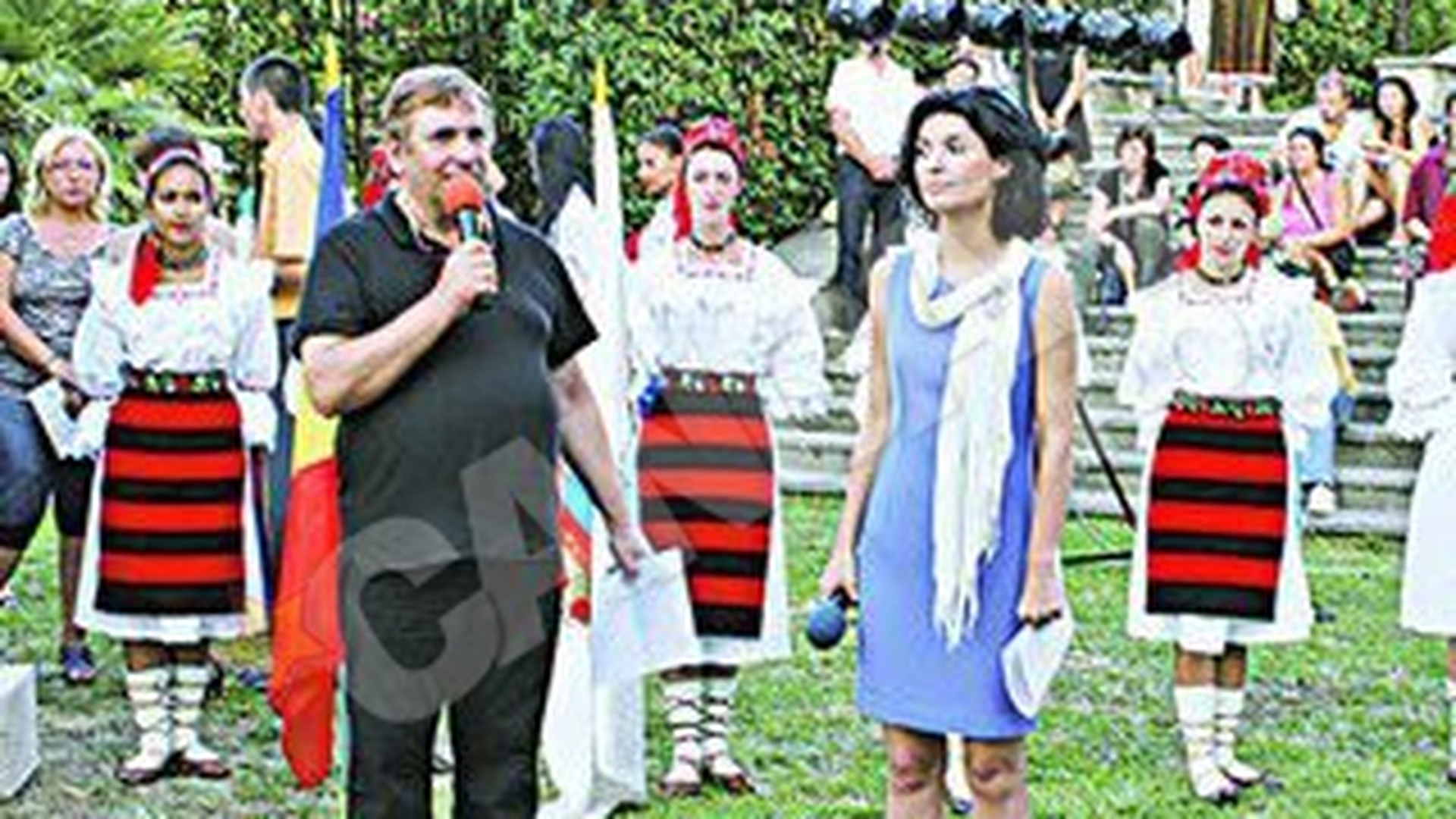Lavinia Sandru, gazda si la italieni! Festivalul Callatis a inceput la Roma