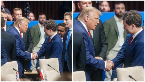 Adevărul despre imaginea virală cu Donald Trump și Nicușor Dan. Ce s-ar fi întâmplat între ei la Haga, de fapt