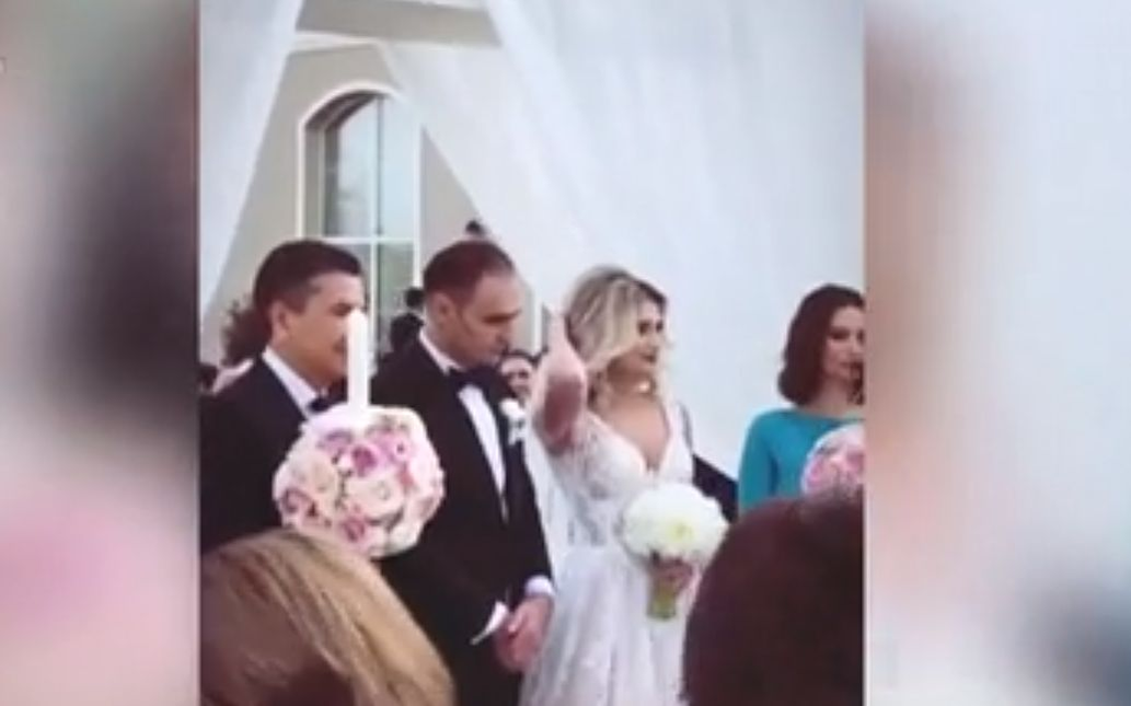 Andreea Berecleanu a fost nașă la cununia unor prieteni