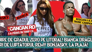 Intalnire de gradul zero pe litoral! Bianca, alaturi de luptatorul Remy Bonjasky!