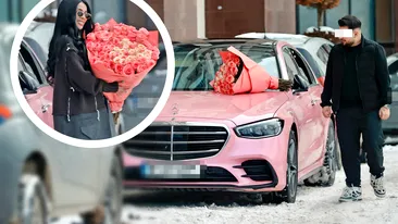 Cristina Pucean, surpriză spectaculoasă pe capota mașinii! Domnilor, luați notițe! Așa se cucerește o femeie!