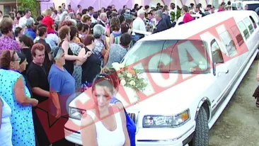 La altar, cu cea mai mare limuzina din Romania