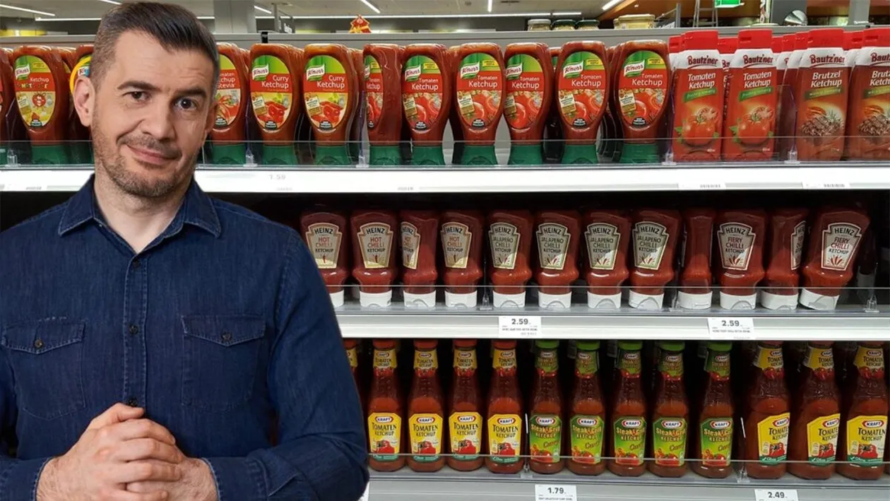 Consumi ketchup din supermarket? Din ce e făcut, de fapt, potrivit lui Dragoș Pătraru