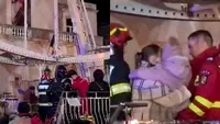 Panică la târgul de Crăciun de la Constanța! „Roata mare” s-a stricat, 29 de copii și 16 adulți au rămas blocați VIDEO
