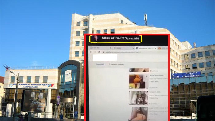 Profesor universitar din Sibiu, filmat de studenţi în timp ce naviga pe site-uri erotice: “Voi formula plângere penală” | FOTO & VIDEO