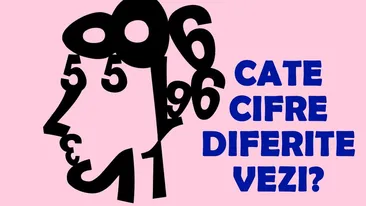 TEST IQ de rezolvat în 2 minute | Câte cifre distincte vezi în poza aceasta?