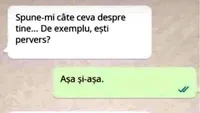 BANCUL ZILEI | Spune-mi ceva despre tine. De exemplu, ești pervers?