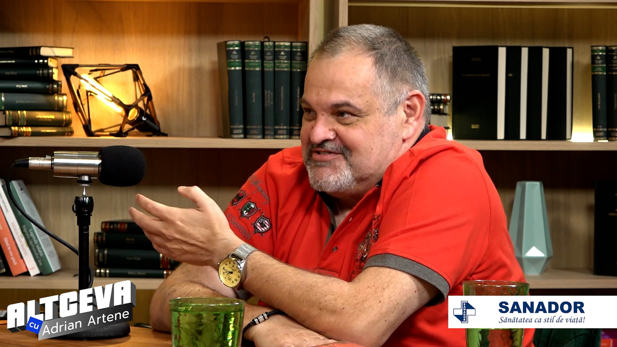 Podcastul poate fi urmărit integral pe canalul de YouTube ”ALTCEVA cu Adrian Artene” / (Sursa: Captură video)