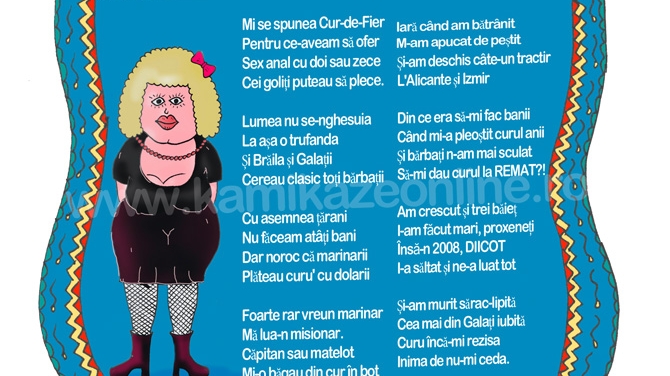 Mesajul demential de pe crucea "Marianei Cur de Fier"! "Curu' inca-mi rezista, inima de nu-mi ceda!" - Atentie, mesaje interzise pudicilor!