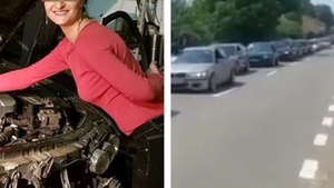 Șoferița care a plonjat cu BMW-ul în lacul Ghioroc, condusă pe utlimul drum cu drifturi și mașini tunate