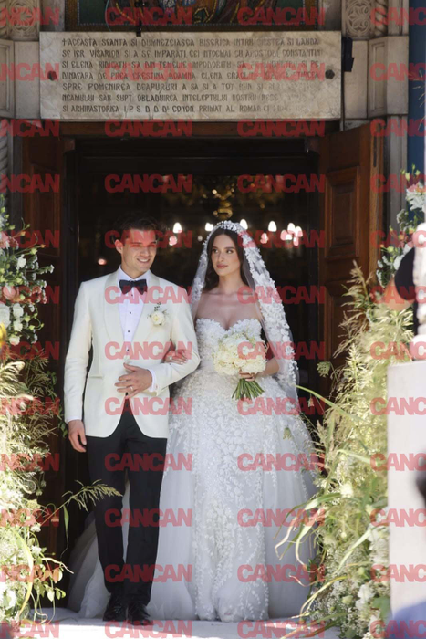 Elena și Ianis Hagi au făcut cununia religioasă / Foto: CANCAN.RO