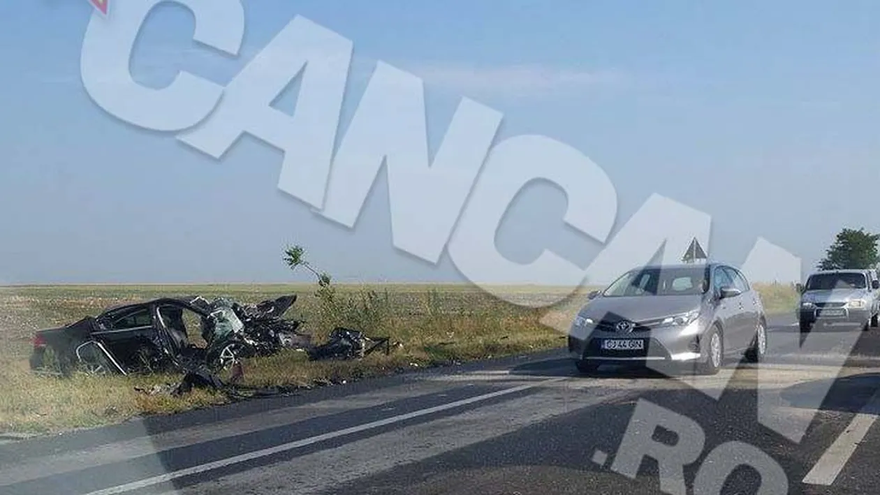 Grav accident rutier pe DN 2. Un barbat a fost decapitat in urma impactului
