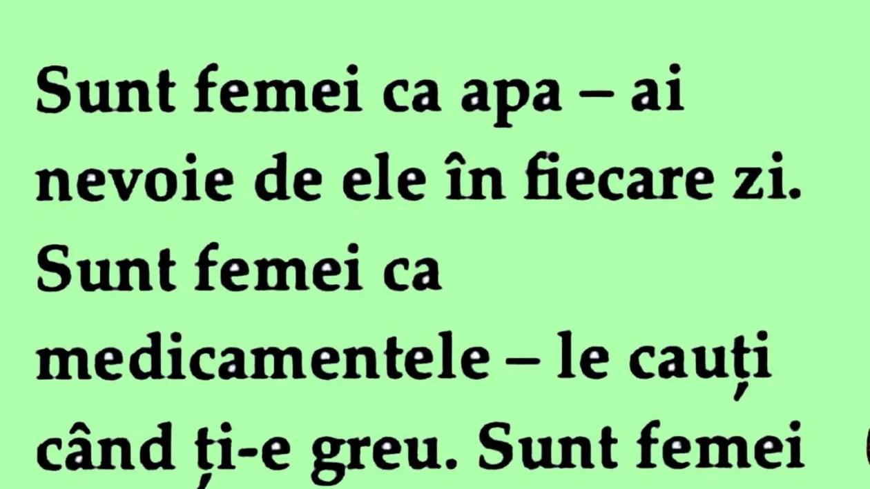 BANCUL ZILEI | Câte categorii de femei există, de fapt