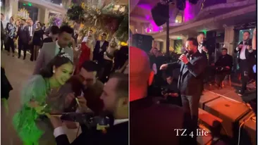 Vlăduța Lupău și Adi Rus au petrecut până-n zori la botezul fiului lor. Tzancă Uraganu a fost unul dintre artiștii care au întreținut atmosfera!