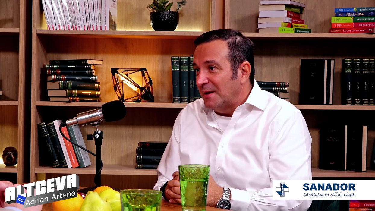 Daniel Buzdugan este cel mai recent invitat al podcastului "ALTCEVA cu Adrian Artene", difuzat pe canalul de YouTube cu același nume (Foto: captură video)