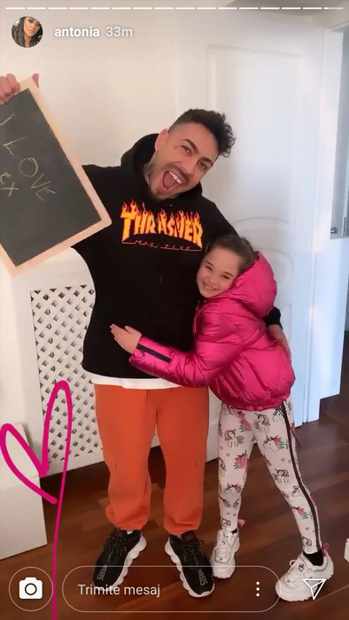 Alex Velea e topit după “fiica lui vitregă”! Antonia l-a filmat în timp ce o răsfața pe Maya