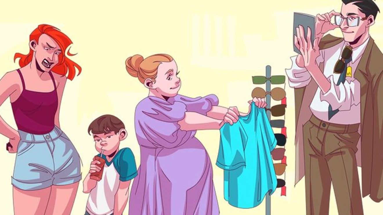 Test de perspicacitate | Indetificați hoțul! Care dintre aceste 4 persoane a furat din magazin?