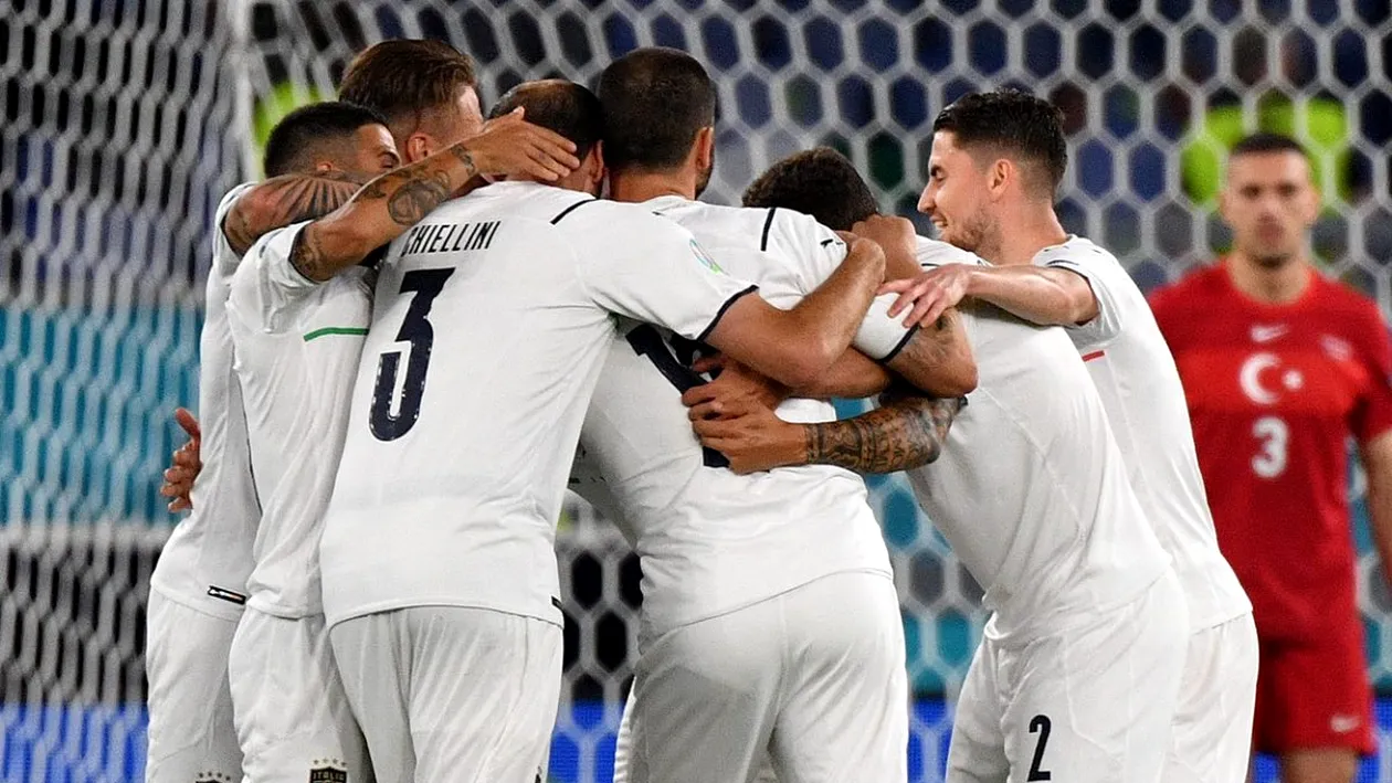 „Squadra Azzurra” merge în optimile EURO 2020 după o nouă victorie cu 3-0 bifată la Roma!