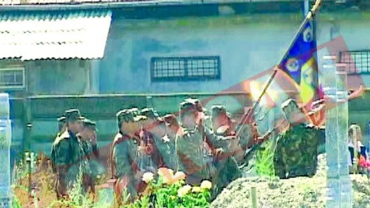 Bacauanca macelarita pe strada, condusa pe ultimul drum