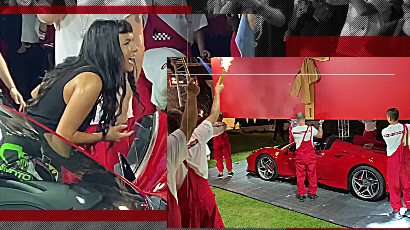 E cea mai ascultată artistă din Europa și a primit o bijuterie pe patru roți. Inna se va plimba cu Ferrari F8 decapotabil de 350.000 €