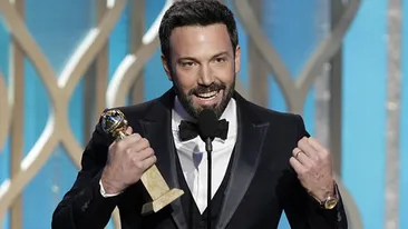 Ben Affleck şi-a dat pe spate nevasta cu discursul său de la Globurile de Aur: Ea este motivul pentru care eu sunt aici