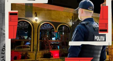 Scene ireale filmate într-un restaurant din București