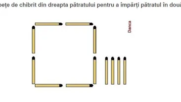 Cel mai greu test IQ, cu beţe de chibrituri. Doar cei mai inteligenţi oameni din lume îl pot rezolva