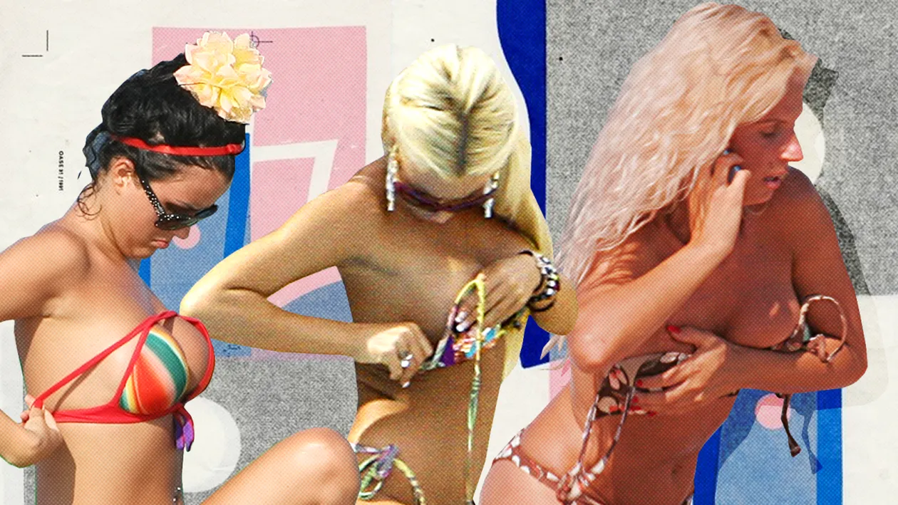 Topul vedetelor care și-au ”descătușat” sutienele la plajă!