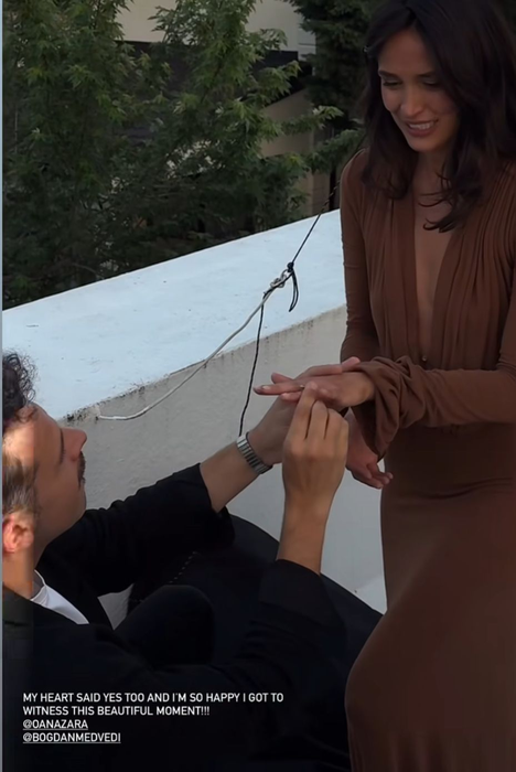 Cum a reacționat Oana Zara când a fost cerută în căsătorie. Imaginile s-au viralizat