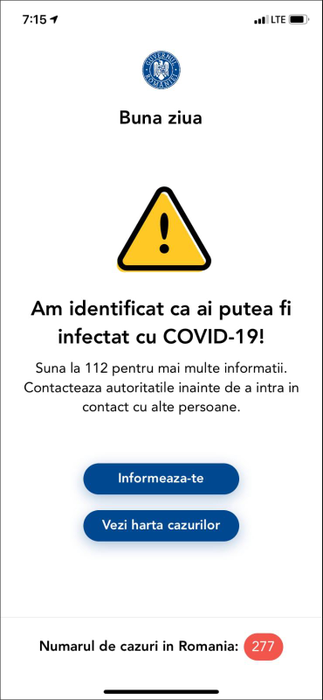 Aplicația “Prevenție Covid-19”